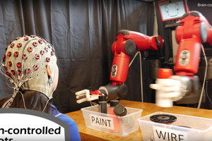 بالفيديو... باحثون بالولايات المتحدة يبتكرون روبوتا يمكن التحكم فيه بمجرد التفكير