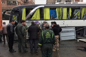 بالصور... 59 قتيلاً على الاقل غالبيتهم من الزوار العراقيين في تفجيرين في دمشق القديمة