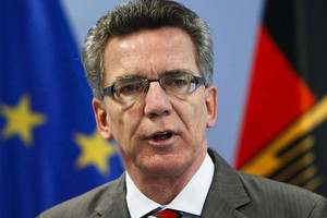 وزير الداخلية الالماني يعارض عقد تجمعات تركية في بلاده