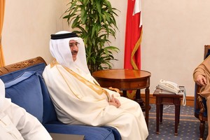 البحرين : محمد بن مبارك يستقبل رئيس الجامعة الأوروبية