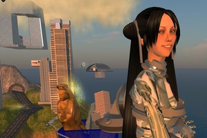 معرض فن البحرين عبر الحدود يقدم 'عالم عائم' من تركيبات الفيديو الفنية