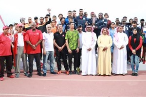 الرفاع يتوج بطلا للشباب وأم الحصم لفئة الأشبال بمنافسات ألعاب القوى