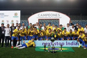 البرازيل تتوج بلقب بطولة أميركا الجنوبية تحت 17 عاما وتتأهل لمونديال الهند