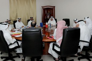 علي بن خليفة يرأس الاجتماع الأول لاتحاد الكرة