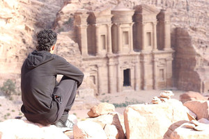 بالصور... آثار القرية الورديّة بمدينة البتراء الأردنية