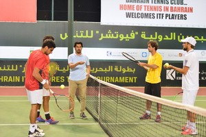 بالصور... غدا نهائي الزوجي بدولية البحرين 'فيوتشر' للتنس للمحترفين