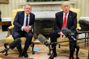 ترامب يبحث مع رئيس وزراء الدنمارك التعاون الاقتصادي والدفاعي ومحاربة داعش