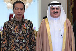 البحرين : الرئيس الاندونيسي: الدبلوماسية البرلمانية البحرينية نموذج متميز ومشرف