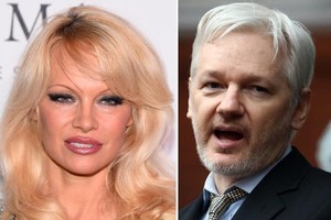 باميلا أندرسون تهون من شائعات عن علاقة غرامية مع مؤسس 'ويكيلكس'