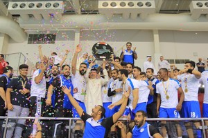 بالصور... النجمة بطلا لدوري اليد على حساب الأهلي