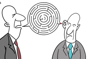 كاريكاتير 'عُمان العُمانية' المحادثات العالمية اصحبت دهاليز 