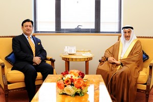 البحرين : خالد بن عبدالله يؤكد تطلع البحرين الدائم لتعزيز العلاقات مع دول جنوب آسيا