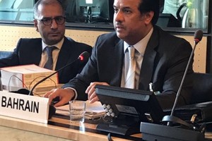 مساعد وزير الخارجية يستعرض في جنيف انجازات البحرين وسجلها المتميز في مجال حقوق الانسان