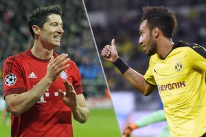 احتدام الصراع بين ليفاندوفسكي واوباميانغ على لقب هداف 'البوندسليغا'