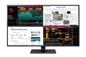 'LG' تطلق شاشة جديدة بتقنية 'FreeSync' وتدعم التشغيل من 4 مصادر في وقت واحد