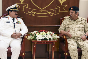 البحرين : القائد العام يستقبل قادة القوات البحرية بدول التعاون  