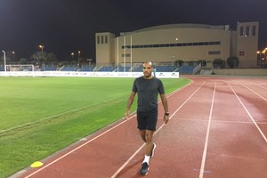 نواف شكرالله يجري اختبارات اللياقة البدنية بعد تعافيه من الإصابة