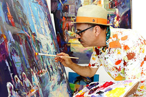 في «مشق» للفنون .. «نوتات مقدسة» معرض الواقعية يجمع 7 فنانين من البحرين والولايات المتحدة الأميركية 