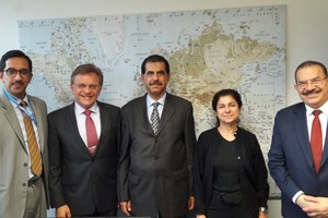 وفد 'الوطنية لحقوق الإنسان' يجتمع مع مدير مكتب المؤسسات الوطنية والآليات المحلية