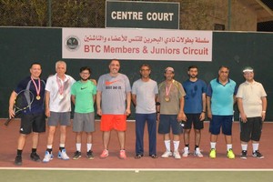 تتويج الفائزين في بطولات نادي البحرين للتنس... وبدء تطبيق نظام التصنيف المحلي للاعبين