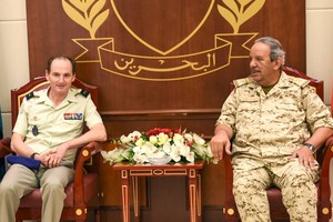 القائد العام لقوة دفاع البحرين يستقبل رئيس قسم التعاون الدولي الفرنسي