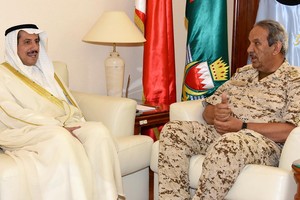 القائد العام لقوة دفاع البحرين يستقبل السفير الكويتي  