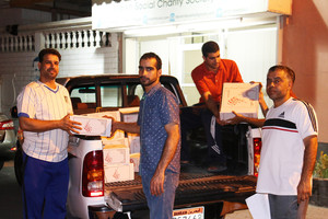 'المرخ الخيرية' تبدأ بتوزيع مساعدات شهر رمضان