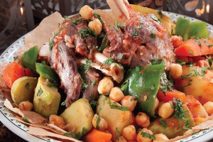 ﻿الثريد باللحم والخضار