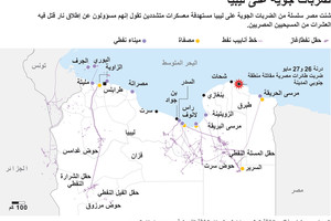 انفوجرافيك... ضربات جوية على ليبيا