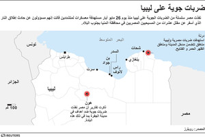 انفوجرافيك... ضربات جوية على ليبيا... ضد من؟